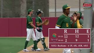 Highlights UMES Baseball Drops NEC Opener 112 To Norfolk State [upl. by Annahoj57]