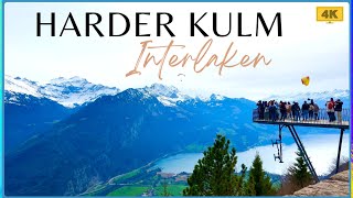 JOURNEY TO THE TOP HARDER KULMs STUNNING SUMMIT  INTERLAKEN SWITZERLAND  4K VIDEO [upl. by Epolulot]