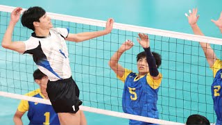 「春高バレー2022」日南振徳 静かな圧倒的エース甲斐優斗 得点集 Japan Volleyball High School National Tournament Score collection [upl. by Ginzburg]