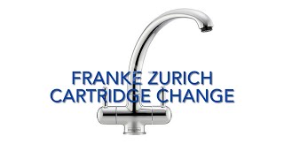 FRANKE ZURICH Athena  How to fix dripping tap replacing ceramic cartridges valves tapmagician [upl. by Enerehs981]