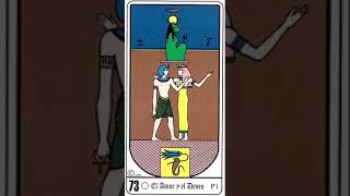 Tarot Egipcio  Arcano 73  El Amor y El Deseo  Significado  AUDIOAYUDA [upl. by Annoet]