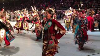 Grand Entry  Gathering of Nations Powwow 2017 [upl. by Ignace]