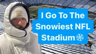 I Go To The Snowiest NFL Stadium Steelers  Bills [upl. by Truscott]