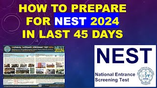 How to prepare for NEST EXAM  NISER  CEBS  IISER  IISC  IIST nest nest2024 niser iisc [upl. by Krischer981]