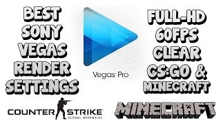 SONY VEGAS PRO 13  BEST RENDER SETTINGS [upl. by Virginia]