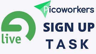 Picoworkers Signup Task  How to do Picoworkers Sign Up Tasks  oewi [upl. by Vincentia551]