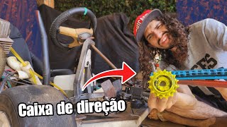 KART COM DIREÇÃO DE CARRO DEU CERTO [upl. by Grey]