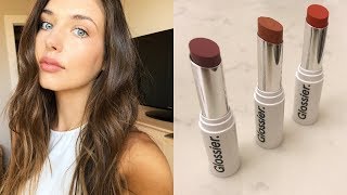 NEW GLOSSIER GENERATION G LIPSTICK REVIEW [upl. by Corinna842]