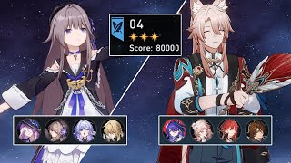 24 Jade Herta amp Acheron Jiaoqiu 80k Points Pure Fiction  HSR [upl. by Nikolos190]