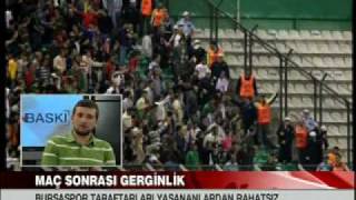 Bursaspor Diyarbakırspor olayları Olay tv Son Baskı Programı [upl. by Nerua]