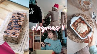 🎅 Bizcocho proteico al micro Decoro con mis hermanas Cesta de Navidad Apple crumble l VLOGMAS 11 [upl. by Di]