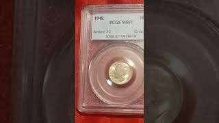 Short 162 My Oldest Slabbed Dime [upl. by Htebazile399]