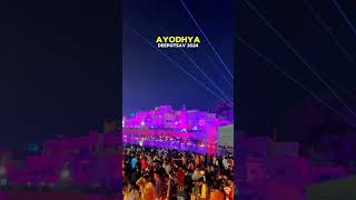 AYODHAYA DEEPOTSAV 2024  DIWALI 🪔 CELEBRATE 🎉  DIWALI WHATSAPP STATUS 2024 diwali shorts [upl. by Bowes]