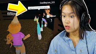 SHE PUSHED HIM OFF OF A CLIFF Roblox Bloxburg Roleplay [upl. by Euqinu]