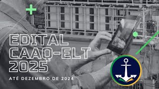 Edital do CAAQELT 2025 sairá até dezembro desse ano Prova em Janeiro de 2025  Capitão Bomfim [upl. by Frodin617]