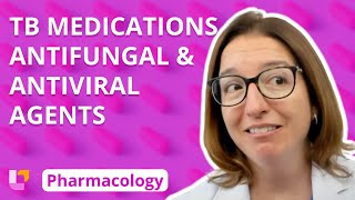 TB Systemic Antifungal amp Antiviral Medications  Pharmacology  Immune System  LevelUpRN [upl. by Kassi]