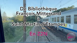 De Bibliothèque François Mitterrand à Saint Martin dÉtampes sur la ligne C [upl. by Alin]