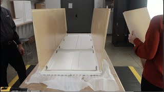 How to Assemble NorthPoint Cabinetry Pantry Cabinet [upl. by Einahpets]