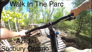 Azilda Sudbury Ontario  Mountain Biking  Trail Breakdown  ‘Walk in the parc’ [upl. by Jonell]