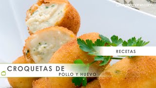 CROQUETAS de POLLO y huevo 👩🏽‍🍳 ¡Mejores que las de tu abuela 😨😏 Karlos Arguiñano [upl. by Ziom245]