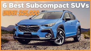 6 Best Subcompact SUVs Under 25000—Consumer Reports [upl. by Reyam]