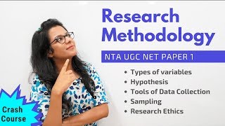 NTA UGC NET Paper 1 Research Methodology Crash Course [upl. by Aitnis379]