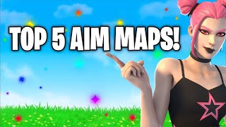 Top 5 Aim Maps in Fortnite  BEST AIMING MAPS FORTNITE [upl. by Jacoba]