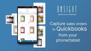 How field sales reps can capture sales orders into Quickbooks with a phone or tablet [upl. by Haerr]