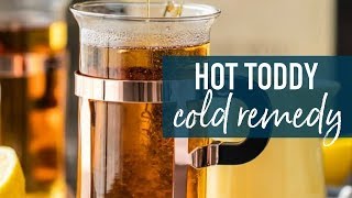 Hot Toddy Recipe for a Cold  Cold Remedy Cocktail [upl. by Egwan]