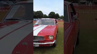 Ford Mustang Classic Car Show Burley In Wharfedale 2024 Yorkshire 4K Tour Custom Retro American UK [upl. by Adnawat]