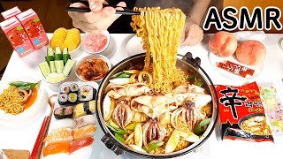 ASMR RAMEN54 NOODLES COOKINGEATING SOUNDS NO TALKING MUKBANG [upl. by Pellegrini201]