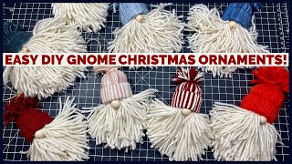 DIY Gnome Christmas Ornaments [upl. by Emelia]