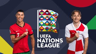 UEFA Nations League 24  Portogallo  Croazia  Fase a Gironi  Giornata 1 [upl. by Culhert618]