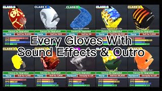 Every Gloves With Sound Effects amp Outro In Roblox Boxing League Outdated [upl. by Feodora]