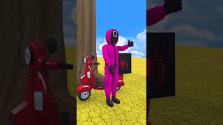 Red Squid Game 2 Challenge Help Nick Draw SPIDER in Scary Teacher 3D [upl. by Riannon]