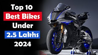 Top 10 Best Bikes Under 25 Lakhs in India 2024 [upl. by Katonah76]