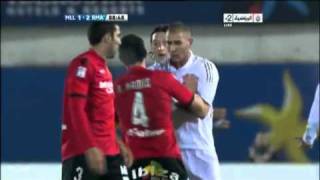 Karim Benzema Defending Mesut Ozil In Fight Vs Mallorca [upl. by Viridissa]