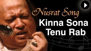 Kinna Sona Tenu Rab Ne  Nusrat Fateh Ali Khan  Mast Nazron Se  Romantic Song [upl. by Aw]