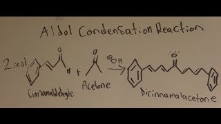 Dicinnamalacetone Aldol Condensation Reaction Mechanism  Organic Chemistry 2 [upl. by Ramso58]