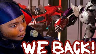 OPTIMUS PRIME IS BACK AND OP ASF TRANSFORMERS PRIME SEASON 3 EP 4 REACTION [upl. by Aroon]