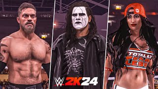 WWE 2K24 Amazing Community Creations  Nikki Bella Edge Naomi amp More [upl. by Yvonne]