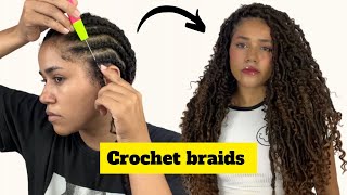 CROCHET BRAIDS com LADY FAUX LOCS da Black Beauty [upl. by Pomfrey]