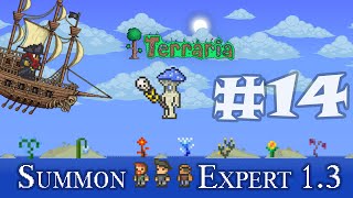 Terraria ซัมมอน ตอนที่ 14 ฟาร์มสมุนไพร บ้านเห็ด กับดักโจรสลัด [upl. by Yeoz]