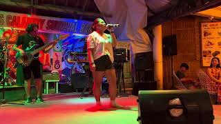 Open Arms Journey  LIVE Cover 🇵🇭  Nigi Nigi Calamity Survival band  Boracay Trip 2024 [upl. by Sherilyn269]