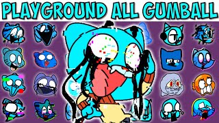 FNF Character Test  Gameplay VS My Playground  ALL Gumball Test [upl. by Llireva521]