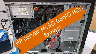 How to upgrade HDD On HP ProLiant ML30 Gen10 Plus server amp internal part review [upl. by Euton]