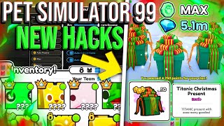 ❄️UPDATE 2 Roblox Pet Simulator 99 Hack Script GUI FAST Auto Farm Get All Presents Pastebin 2023 [upl. by Ynaffat166]