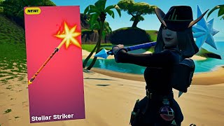 New STELLAR STRIKER Pickaxe GamePlay In FORTNITE [upl. by Stouffer]