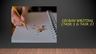 CELBAN Writing Task 1 and Task 2 [upl. by Eleen108]