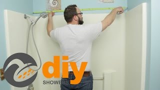 Tub to Shower Remodel How to Measure for Your Onyx Shower Kit [upl. by Laehcym913]